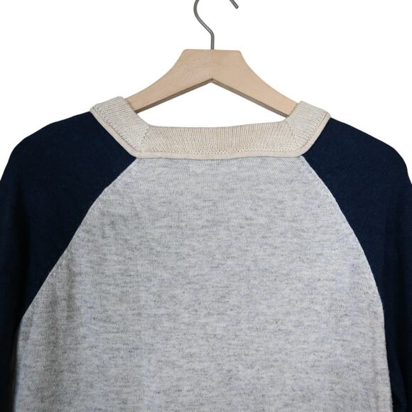 41 Hawthorn Womens L Raglan Sleeve Color Block Sweater - Picture 4 of 10